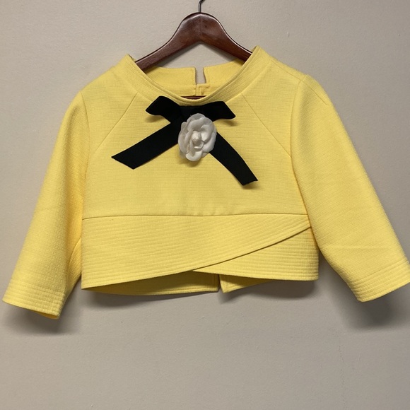 MIRI COUTURE  SIZE6  YELLOW 2 PIECE SET - Picture 5 of 6